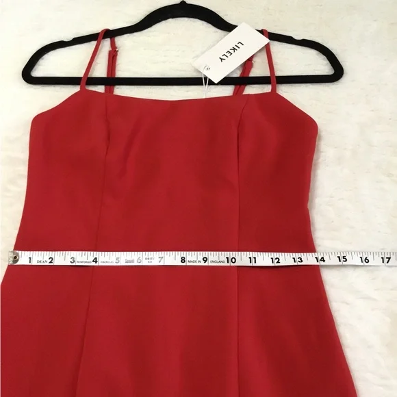 Likely Carter Midi Red Dress Sz.2